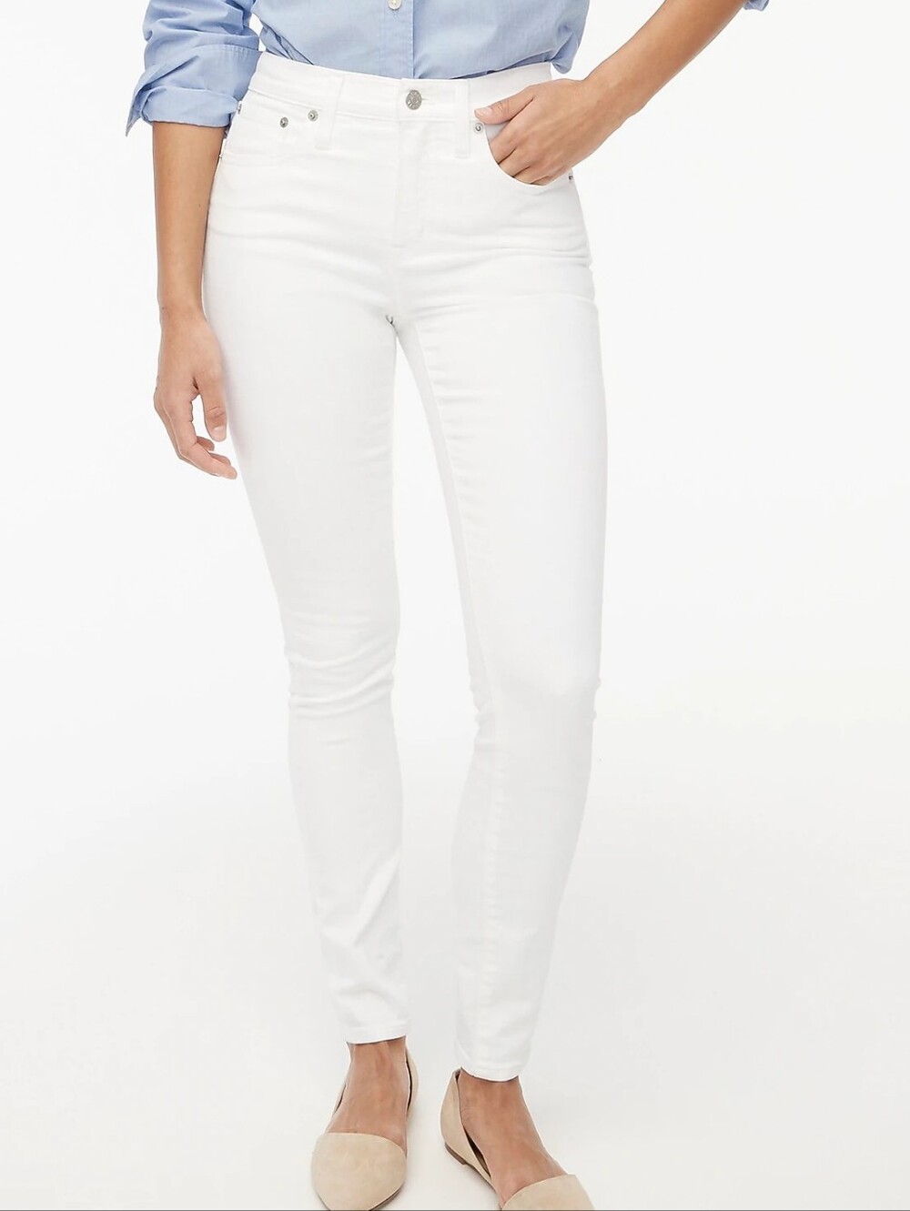 J Crew 9" mid-rise skinny jean in signature stretch- 24